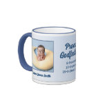 Proud Godfather New Baby Personalised Mug