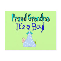 Proud Grandma, "It's a Boy!" Gifts Post Card