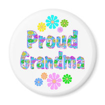 Proud Grandma Fridge Magnets