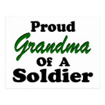 Proud Grandma Of A Soldier Postcard