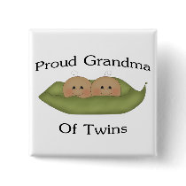 Proud Grandma Of Twins Pin