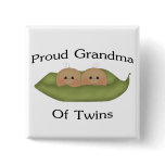 Proud Grandma Of Twins buttons