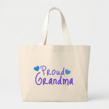 Proud Grandma Tote Bags