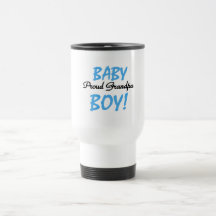 Proud Grandpa Baby Boy Tshirts and Gifts Mugs