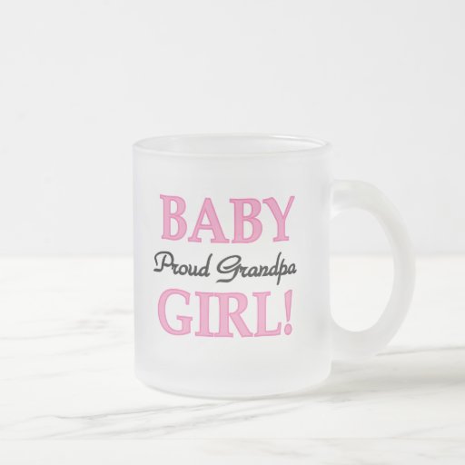 Proud Grandpa Baby Girl T-shirts and Gifts Mugs