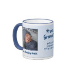 Proud Grandpa New Baby Personalised Mug