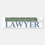 Proud Grandpa Of A Lawyer (Green) Bumper Sticker