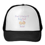 Proud Grandpa Of Boy Girl Twins Hats