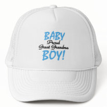 Proud Great Grandma Baby Boy Tshirts and Gifts Mesh Hats