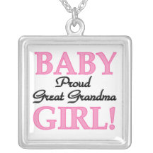 Proud Great Grandma Baby Girl Gifts Pendants