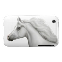Proud Grey Arabian Horse iPhone 3 Case