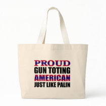 Proud Gun Owners Support Palin Tote Bag