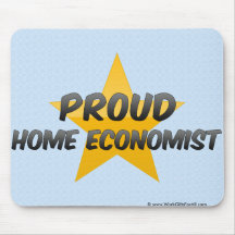 Proud Home Economist Mousepads