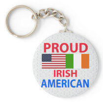 Proud Irish American Key Chain