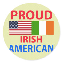 Proud Irish American Sticker