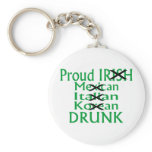 Proud Irish Italian Mexican Drunk keychains
