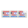 Proud Israeli American Bumper Stickers