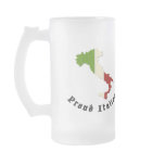 Proud Italian Frosted Beer Mug
