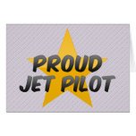 Proud Jet Pilot Greeting Cards