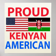 Proud Kenyan American Poster
