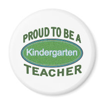 Proud Kindergarten Teacher Fridge Magnet