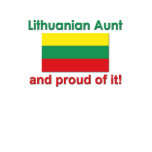 Proud Lithuanian Aunt t-shirts