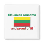 Proud Lithuanian Grandma magnets