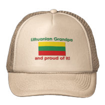 Proud Lithuanian Grandpa hats