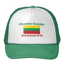 Proud Lithuanian Grandpa hats