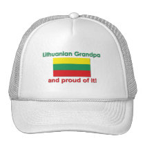 Proud Lithuanian Grandpa hats