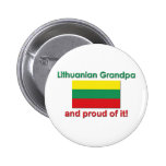 Proud Lithuanian Grandpa Pins
