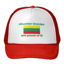 Proud Lithuanian Grandpa hats