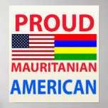 Proud Mauritanian American Print