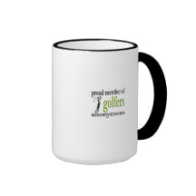 Proud Member of Golfers Anonymous Coffee Mug