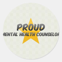 Proud Mental Health Counsellor Stickers
