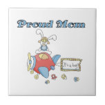 Proud Mom Airplane It's a Boy Gifts Ceramic Tiles