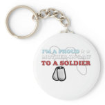 Proud Mother-in-Law to a Soldier Key Chains