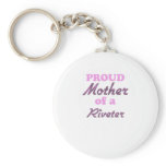 Proud Mother of a Riveter keychains