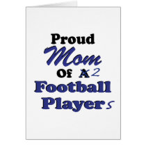Proud Mum of 2 Football Players cards