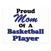 Proud Mum of a Basketball Player postcards