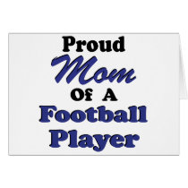 Proud Mum of a Football Player cards
