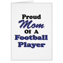 Proud Mum of a Football Player cards