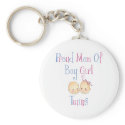 Proud Mum Of Boy Girl Twins keychains