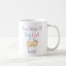 Proud Nana of Boy Girl Twins Mug