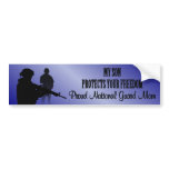 Proud National Guard Mum bumper stickers