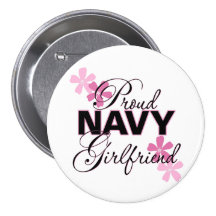 Proud Navy Girlfriend Pins