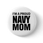 Proud Navy Mum button