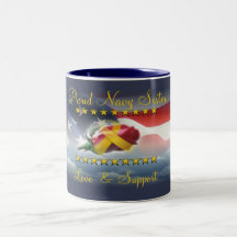 Proud Navy Sister Mug