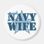 Proud Navy Wife Magnet