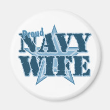 Proud Navy Wife Magnet